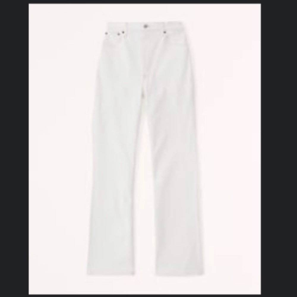 Curve love white high waisted jeans